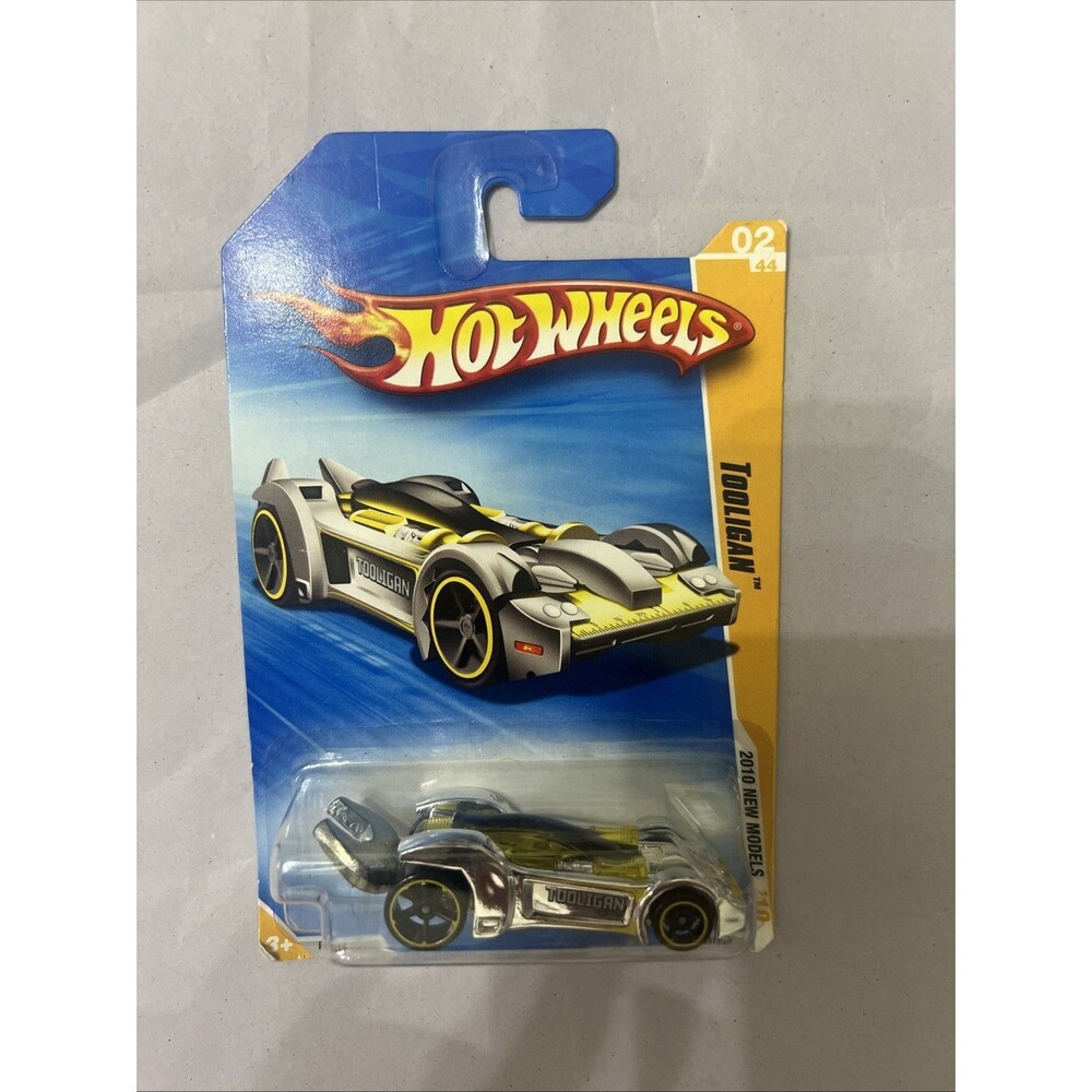 Hot Wheels Tooligan #02 New Models Chrome Die-Cast Car 2010 B32